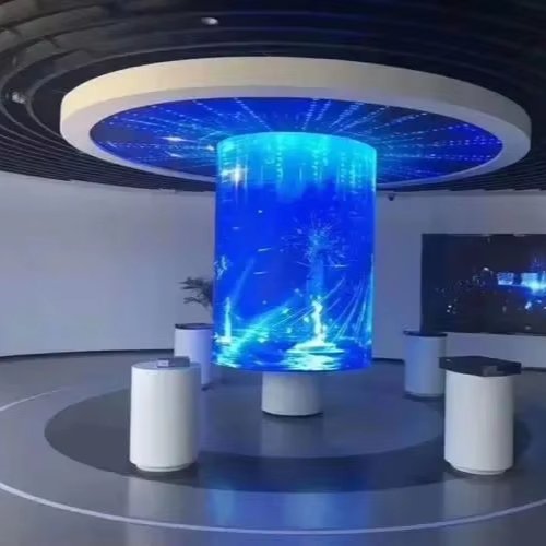 P8 Advertising Soft Flexible LED screen Customization Wall Video Led Screens Soft Vertical Curve Led Panel Display