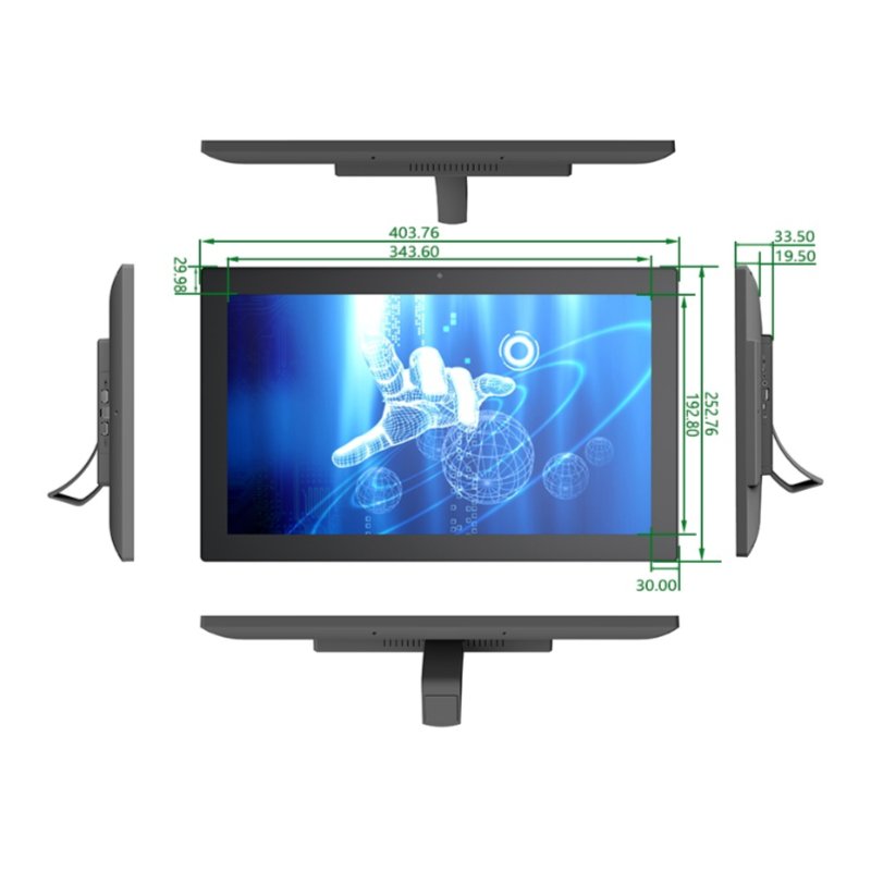 15.6 inch Desktop Display Digital Signage AUO LCD Touch Screen 1920*1080 VGA HD Smart Monitor Interactive Panel TFT Monitor