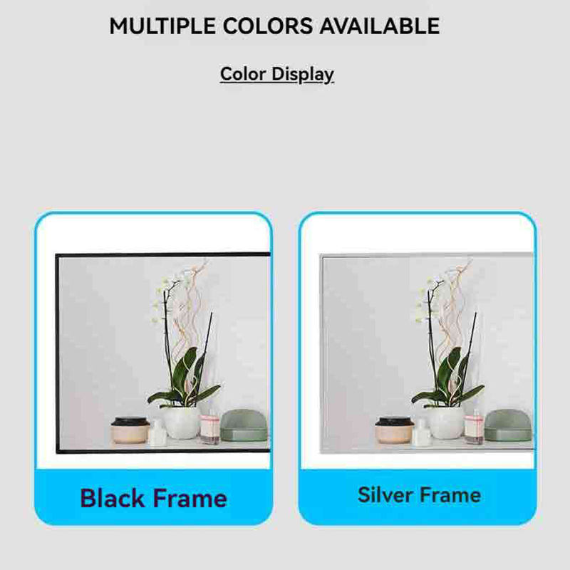 Ad Poster Frame Custom Size Tempered Glass LED Menu Board Marketing Advertising Aluminum Light Box