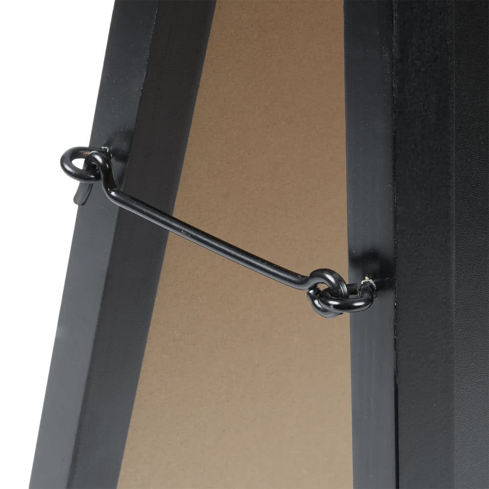Weljia A-Frame Marker Board Sidewalk Sign - Black Wood - 25" x 42"