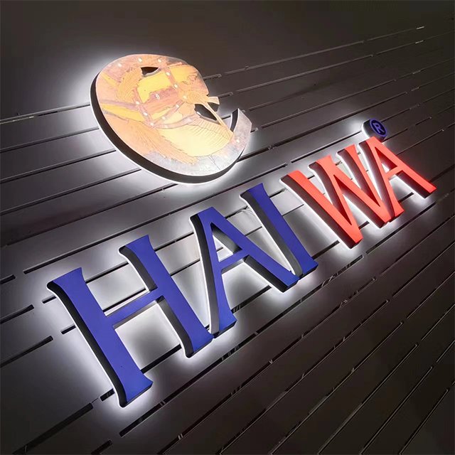 custom 3d letter acrylic backlit led letter light mounted wall outdoor led light sign logo custom 3d led sign for business