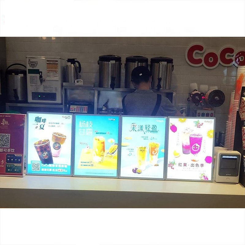High Brightness Acrylic Soft Film Light Box Ultra Slim Marketing Advertising Led Sign Photo Light Box Frame Light Photo