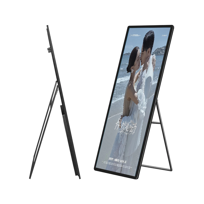 Indoor Full screen Digital Poster Foldable Digital Signage HD Display board Customizable LCD Advertising machine Touch Screen