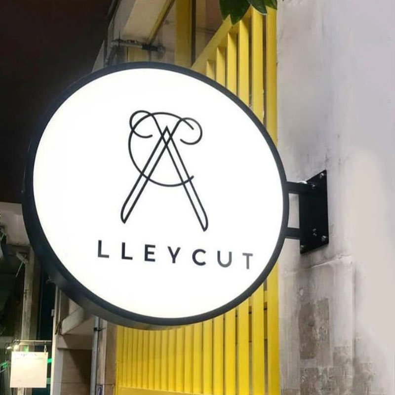 High Quality 3D Led Light Box Sign Luminous Logo Front Lit Restaurant Outdoor Advertising Light Box Sign
