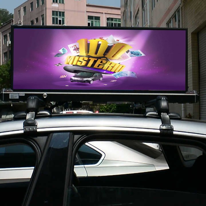 Outdoor Waterproof P4 P3 P2.5 High Brightness Car Roof Led Advertising Screen Board for Taxi