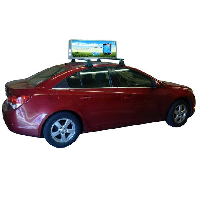 Outdoor Waterproof P4 P3 P2.5 High Brightness Car Roof Led Advertising Screen Board for Taxi