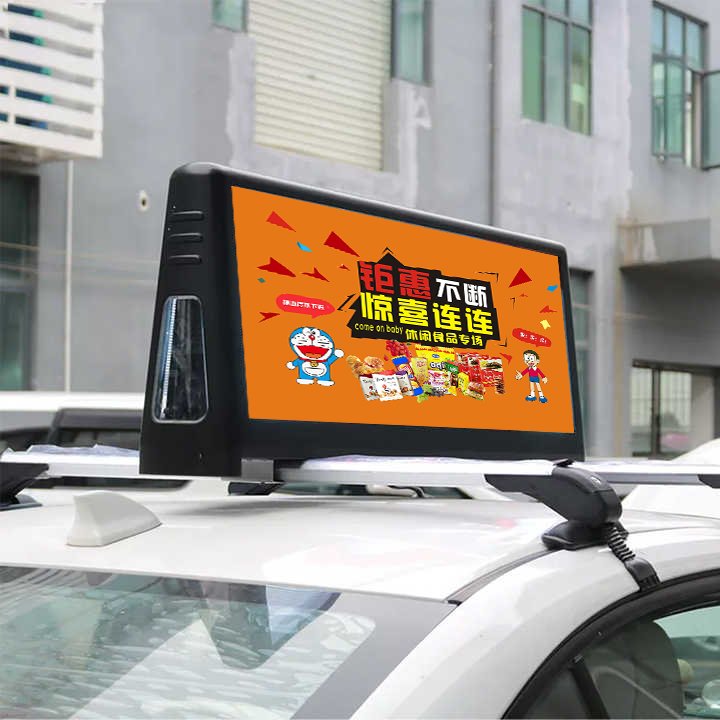 Outdoor Waterproof P4 P3 P2.5 High Brightness Car Roof Led Advertising Screen Board for Taxi