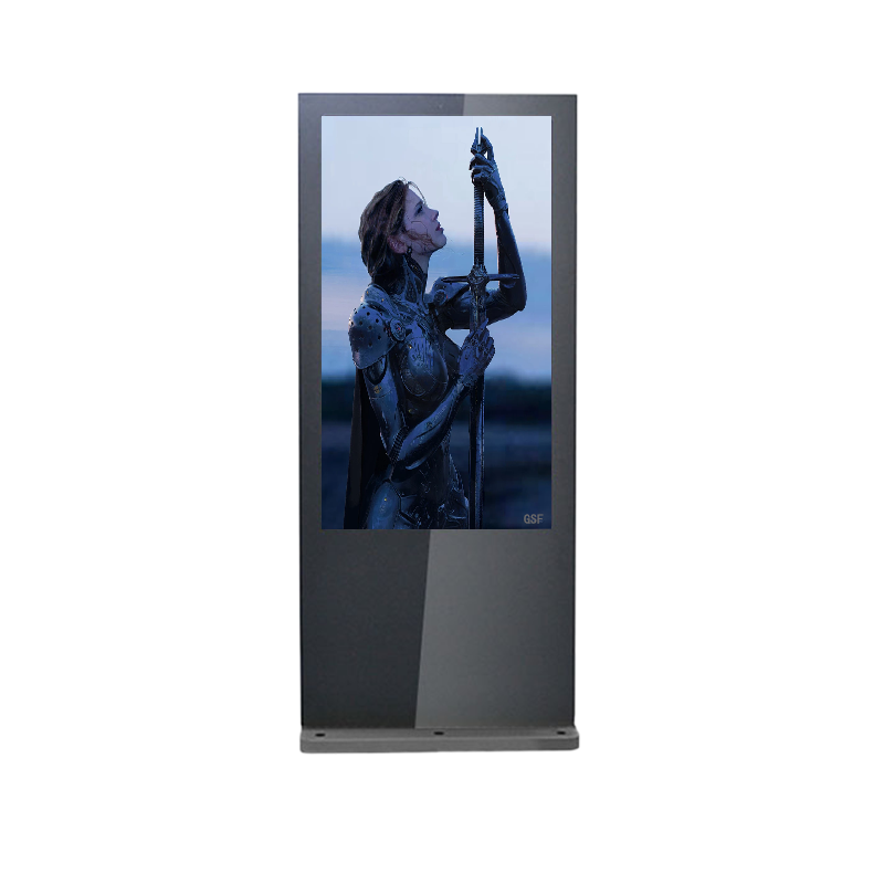 Outdoor Lcd Display Screen Customized 25000nits 55" Digital Advertising Screen Outdoor Billboard Touch Screen Kiosk