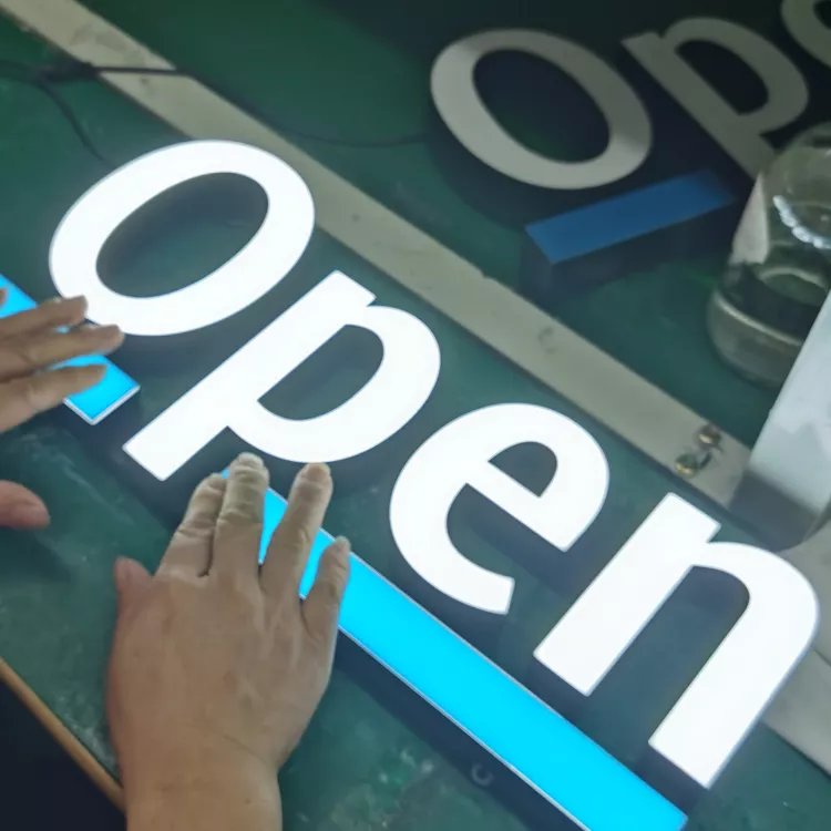 Manufacturer Custom Easy Install Letter Led Sign Atm Store Business Led Open Electronic Signs Board