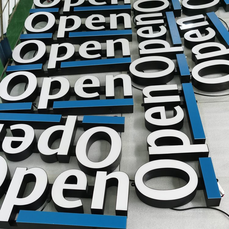 Manufacturer Custom Easy Install Letter Led Sign Atm Store Business Led Open Electronic Signs Board