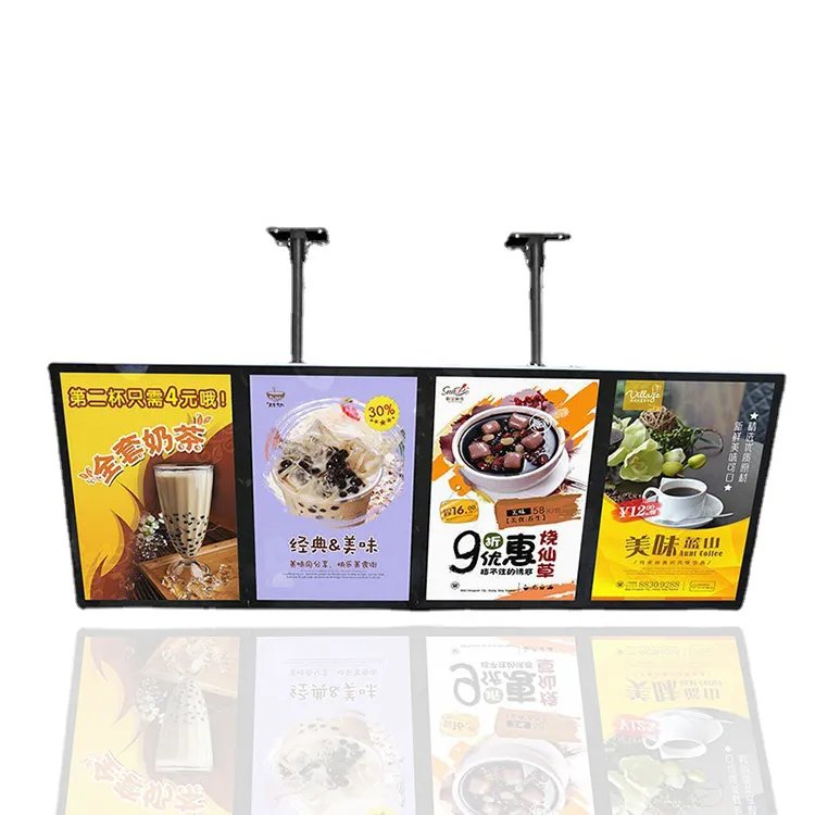 Billboard Illuminated LIGHT BOX Advertising Led slim light box sign FRAME Menu Movie Poster ultra thin Light Box Display