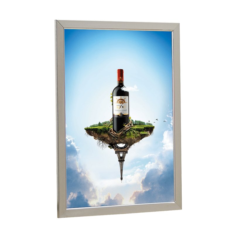 Wall-Mounted Movie Poster Frames Led Illuminated Light Box Boards for Advertising