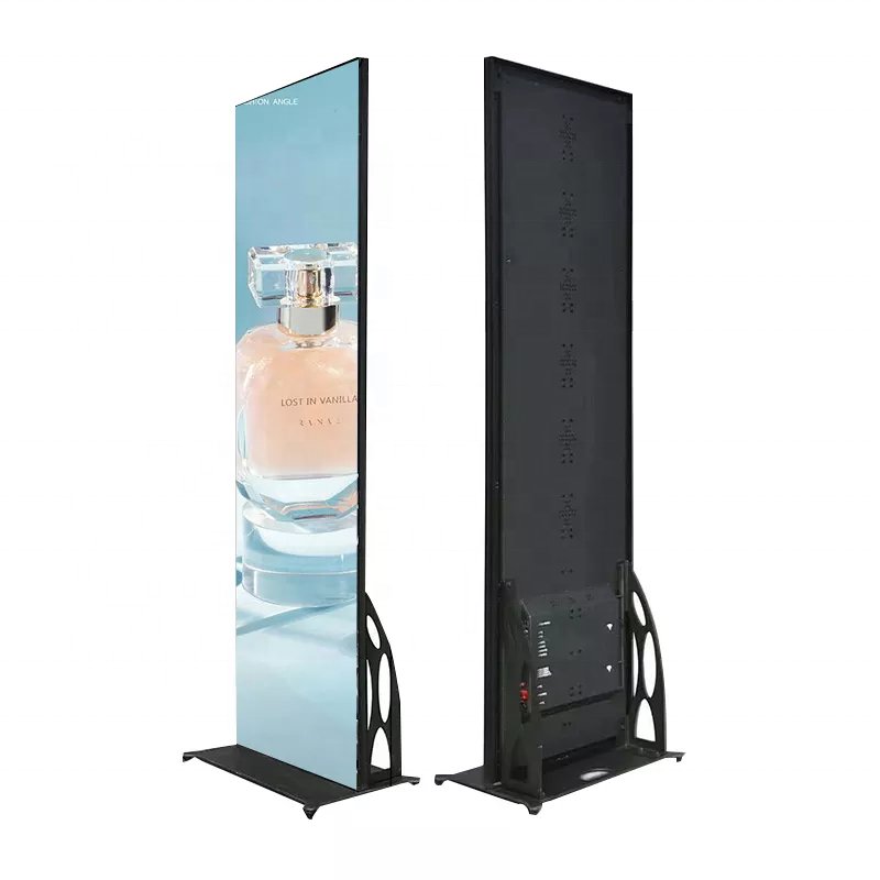 Full Color High Resolution High Refresh Slim Lightweight Design P2.5mm Led Poster Display Screen For advertising