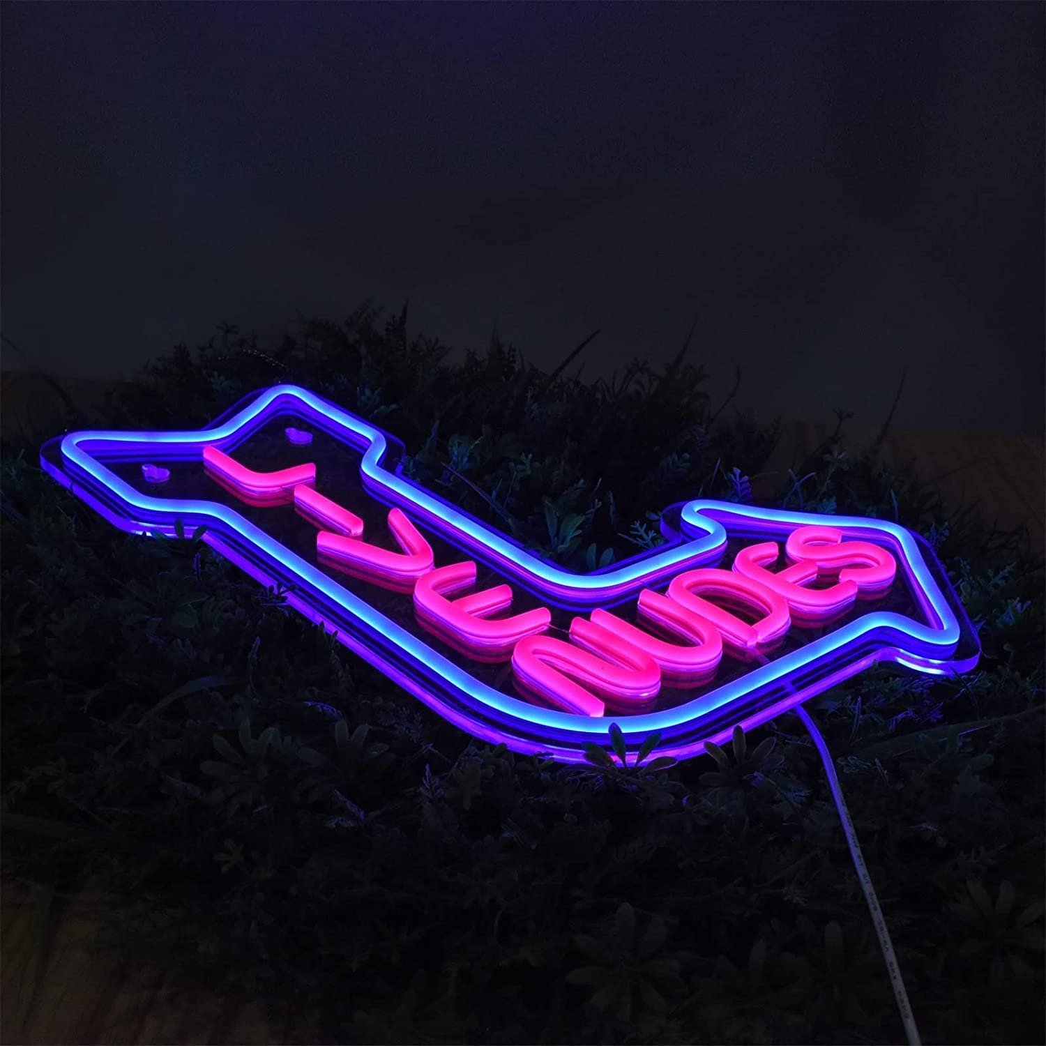 Custom Live Nudes Arrow Decor Neon Sign Lights Custom Wall Hanging Acrylic Luminous Signboard LED Night Lights Advertising Board