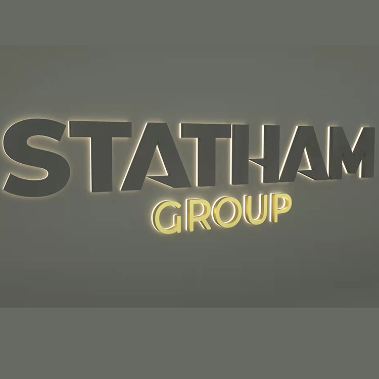 custom led backlit letters stainless steel letter sign 3d led sign aluminum sign for shop
