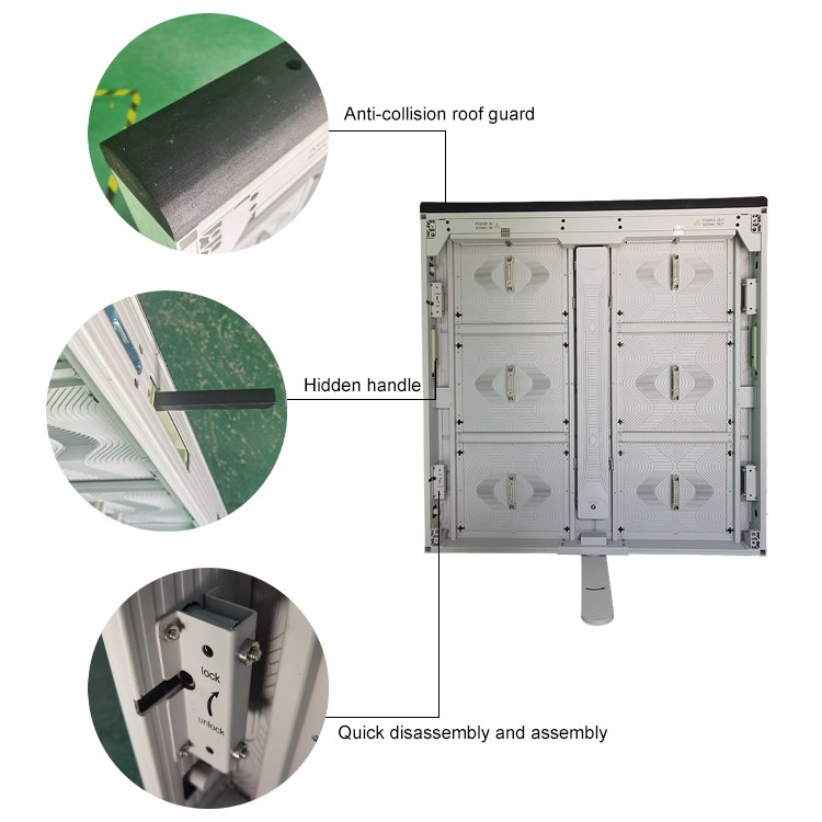 P8 Aluminium Chassis Module 480Mm*320Mm Athletics Meets Multiple Video Inputs Stadium Video Walls Perimeter Led Screen
