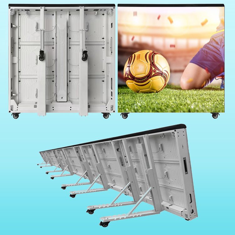 P8 Aluminium Chassis Module 480Mm*320Mm Athletics Meets Multiple Video Inputs Stadium Video Walls Perimeter Led Screen
