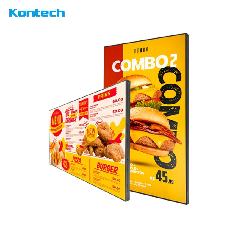 Slim 4.5mm Bezel LCD Digital Window Display Digital Signage and Displays Lcd Advertising Display Digital Menu Board