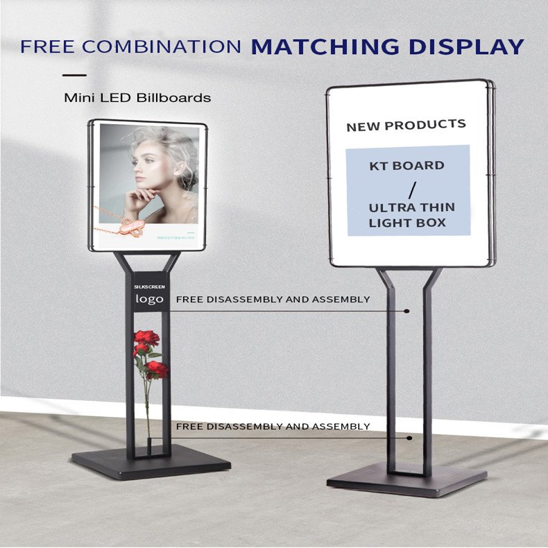 Outdoor Real Estate Metal Standing Board Led Springy Pavement Forecourt Signs Display Wholesale A Frames Sign