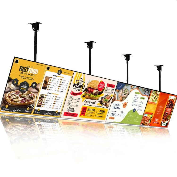 Hot sales LED Light source Ultra-thin light box Led Menu Board ceiling hanging Light Box For Restaurant Shop