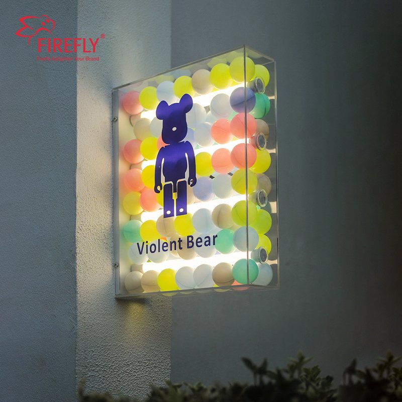 Outdoor Business Advertising Signage 3D Led Sign Board Led Light Box