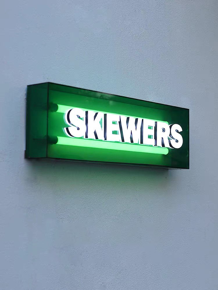 Custom Dual-Sided Acrylic LED Advertising Light Box Coffee Shops 12V Power Consumption Aluminum Frame Glass Front Outdoor Sign