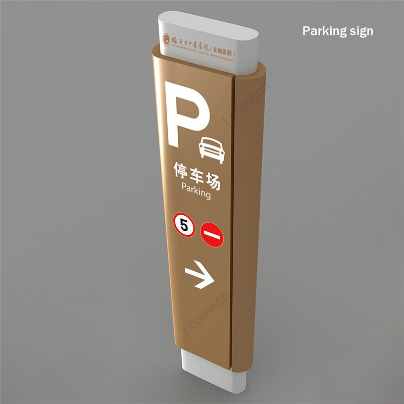 Suspending LED advertising light box nurse station hospital sign/hospital sign board design