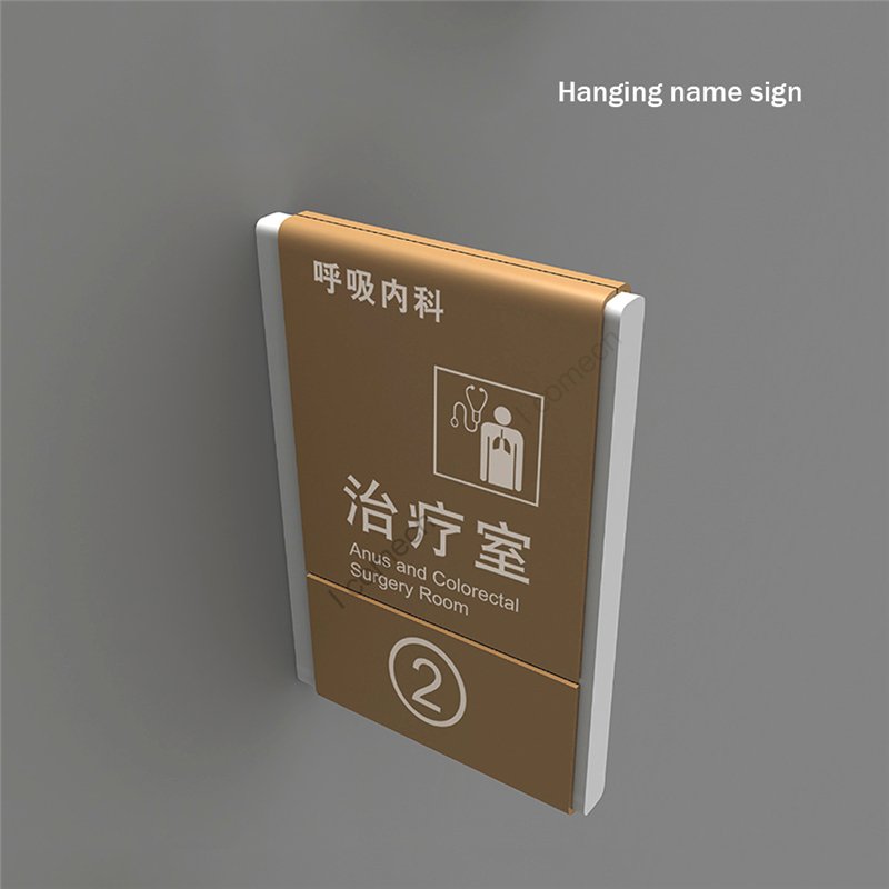 Suspending LED advertising light box nurse station hospital sign/hospital sign board design