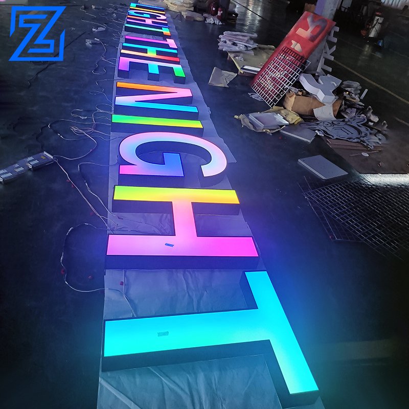 luminous custom 3d channel acrylic letters making advertising sign led light shop signboard 3d led name boards led letters sign