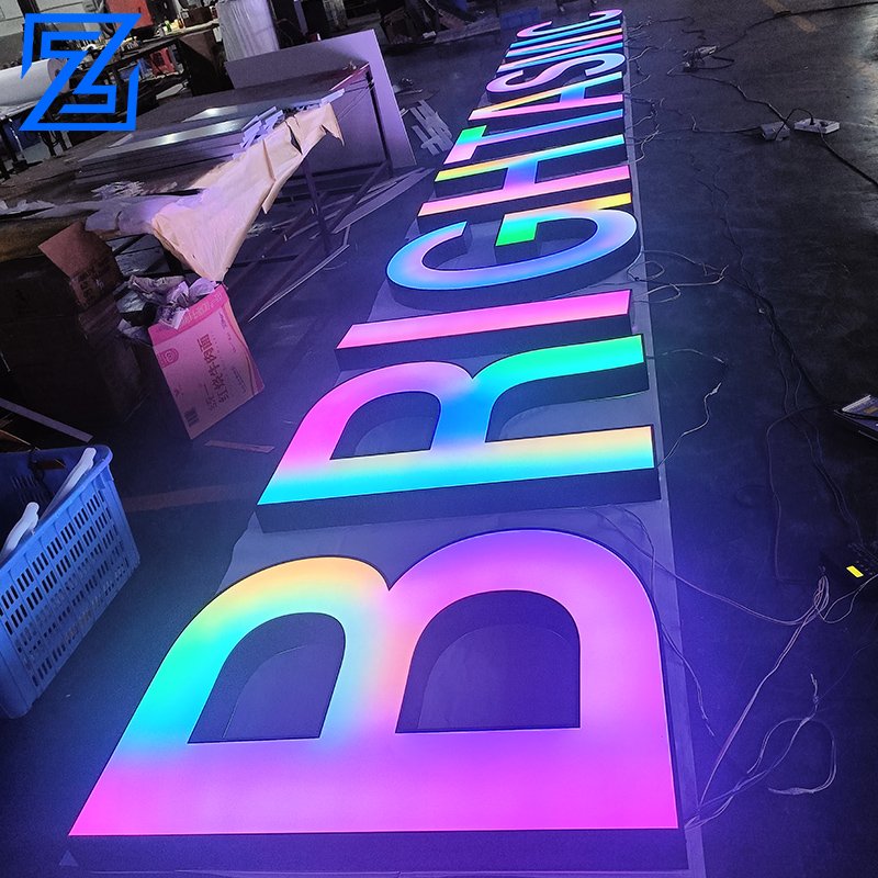 luminous custom 3d channel acrylic letters making advertising sign led light shop signboard 3d led name boards led letters sign