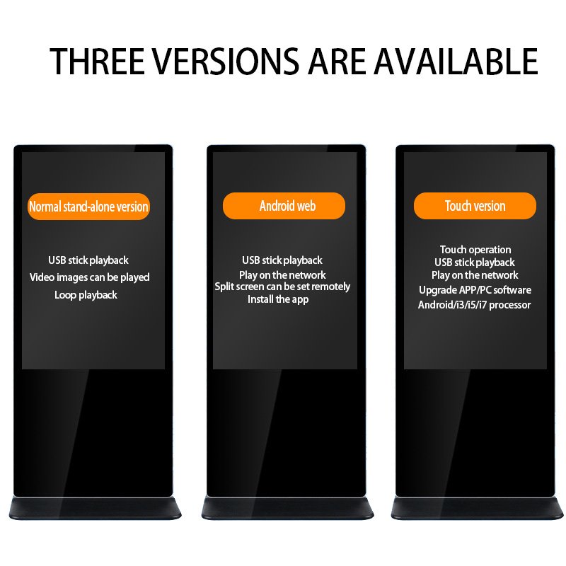 High Quality 50 inch capacitive touch kiosk all in one interactive china touch screen board wifi display advertising kiosk