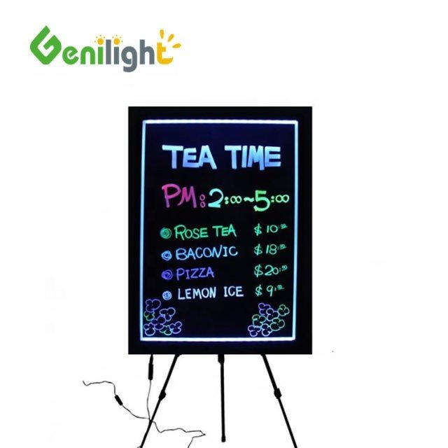 Flashing Full Color RGB LED Advertising Illuminated Writing Sign Board