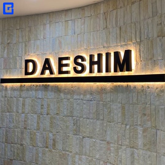 BINGE Stainless Steel 3D Led Backlit Metal Letters Wall Signs Outdoor Illuminated Halo Signage Custom Led Sign Logo