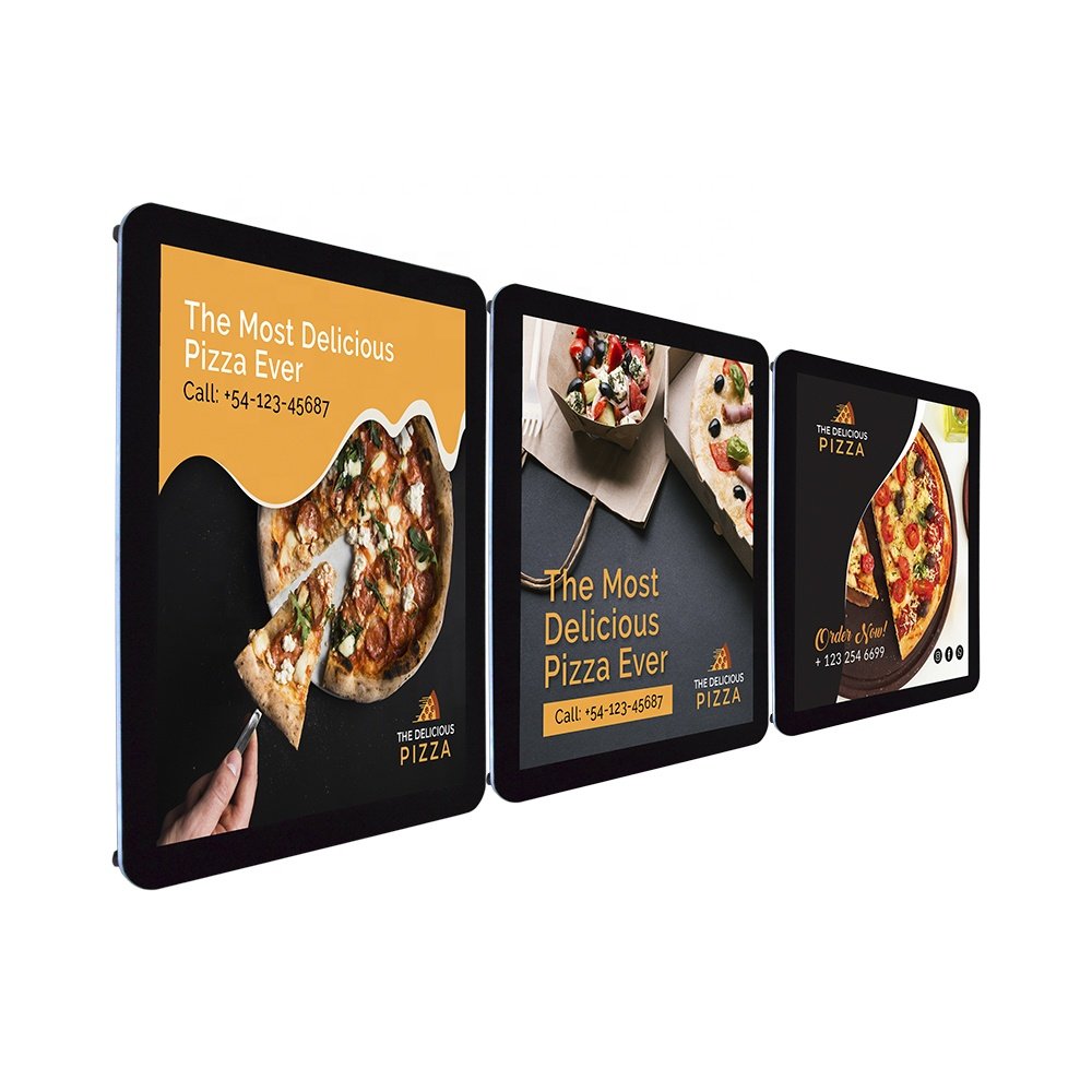 a2 a3 wall mounted publicity acrylic sign picture poster frame display light box led ice cream advertising pizza menu board