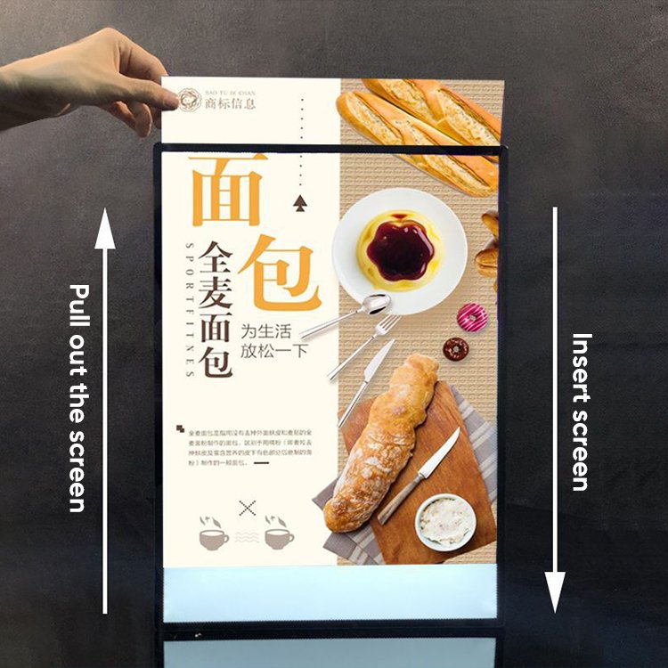 High Quality Advertising Light Box Sign Led Double Sided Led Slim Light Boxes