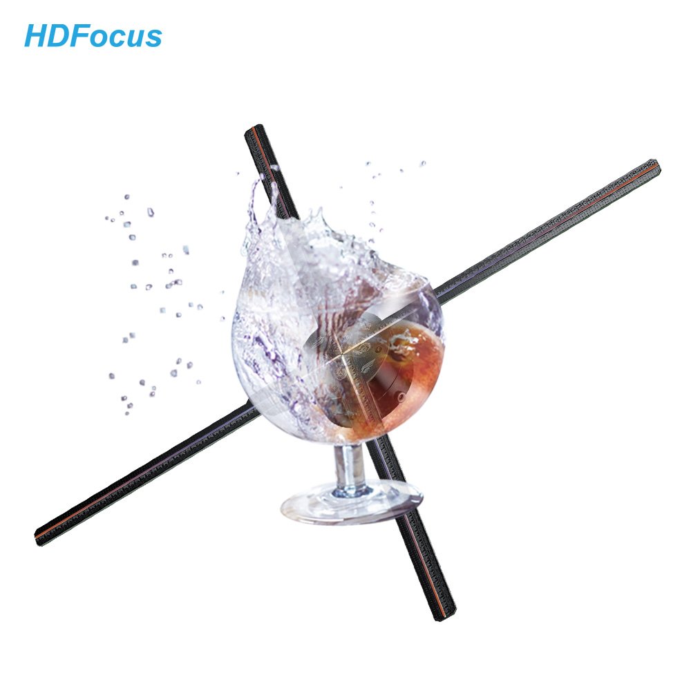 HDFocus 65cm Outdoor Advertising Hologram Projector 3d Holograms Fan