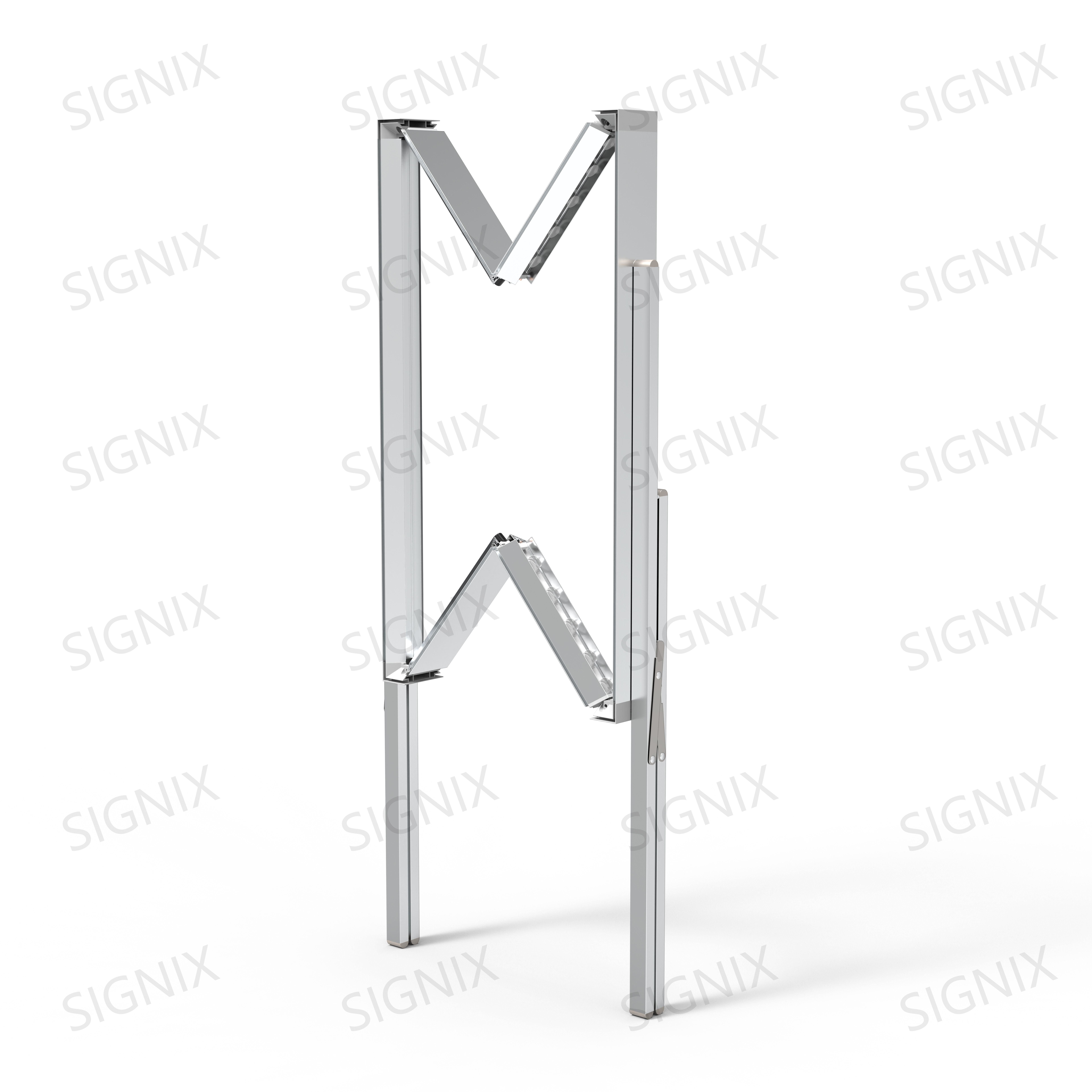 New Flexible Single LED Lightbox for Advertising Aluminium Frame LED Light Box A Board Medium size