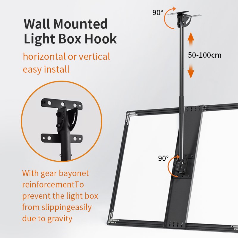 A1/A2 Shopping Mall Advertising Light Box Led Menu light Ultrathin Lightbox Restaurant Cinema Marketing Hanging Display Frame