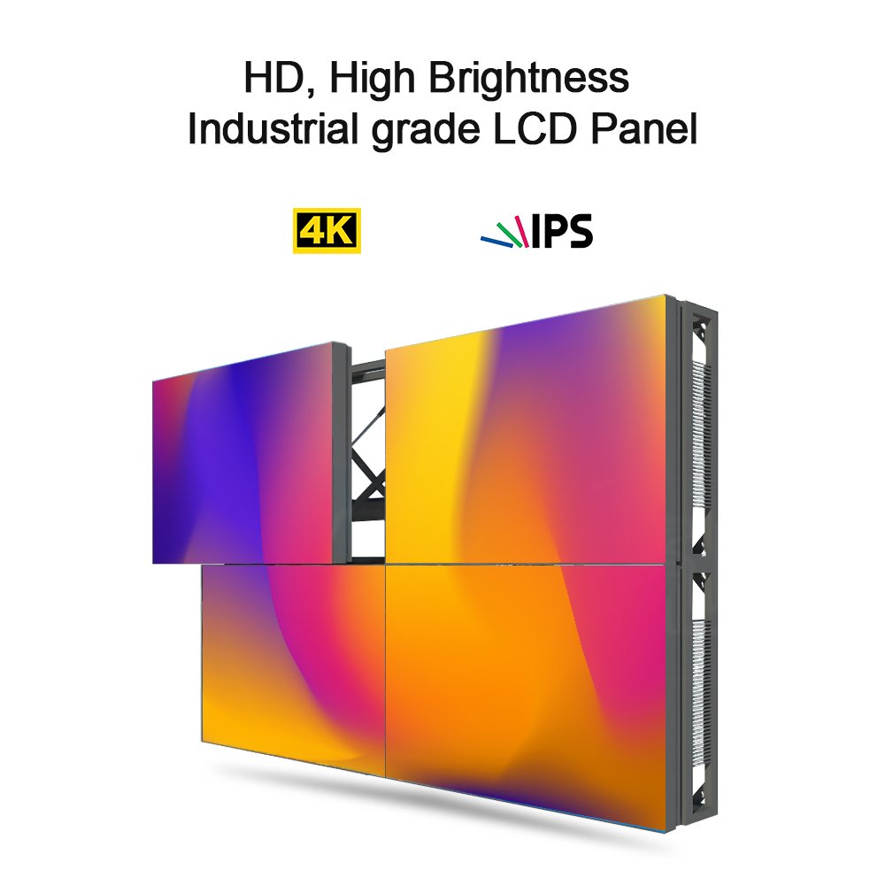 Custom Solution Narrow Bezel 46 inch Indoor lcd video wall Advertising LCD Screen OEM Large Advertising Player