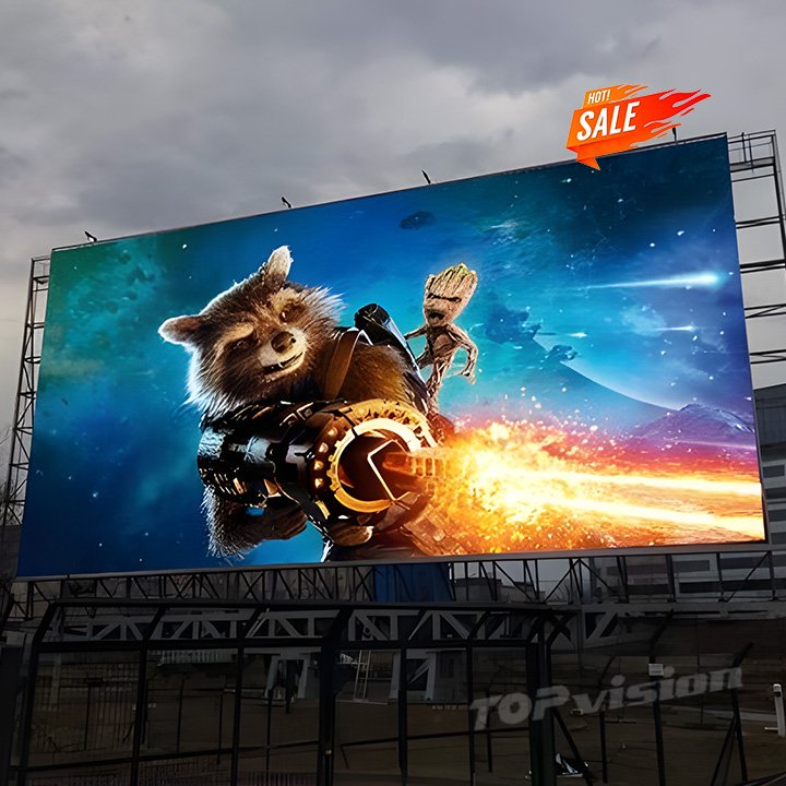 Topvison Outdoor P3.91 P4.81 Pantalla LED Video Wall 500x500 Die Casting Aluminum Cabinet Rental Led Screen Display Hub Board