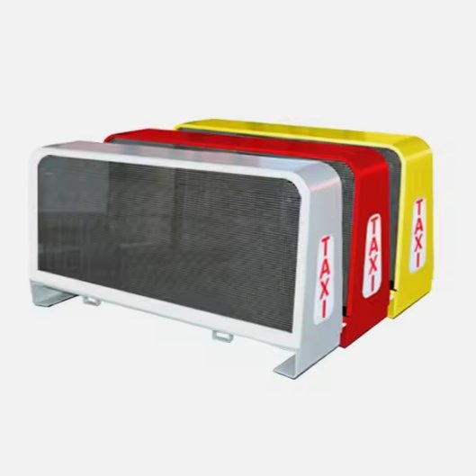 HD Performance Advertising Board Digital Car Roof P2.5 Double Side Taxi Top Led Video Display Screen 960mm*480mm