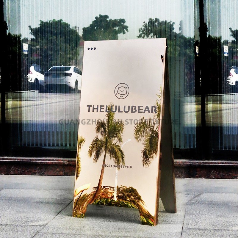 High quality portable advertisement boards new design advertising light box wall outdoor billboard for sale