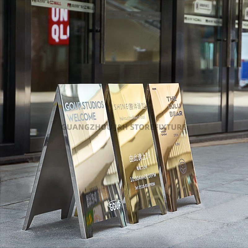 High quality portable advertisement boards new design advertising light box wall outdoor billboard for sale