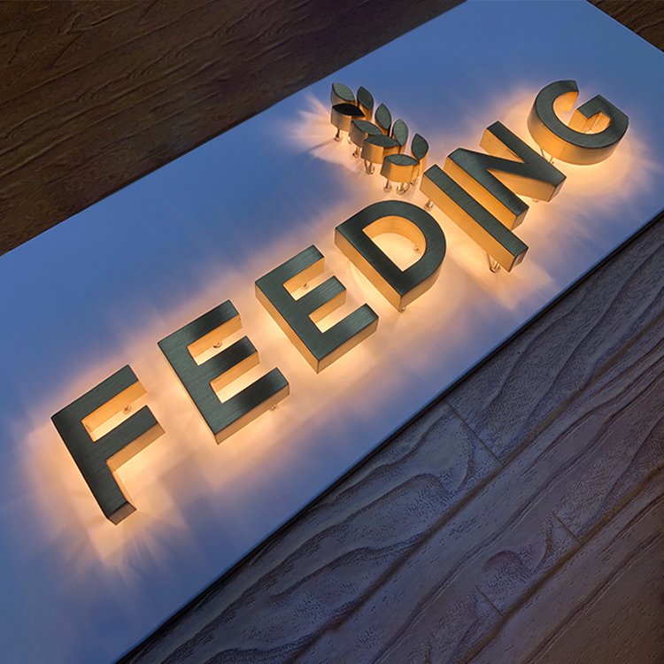 3d led logo light sign custom backlit letter shop store led sign board outdoor advertising led signs custom