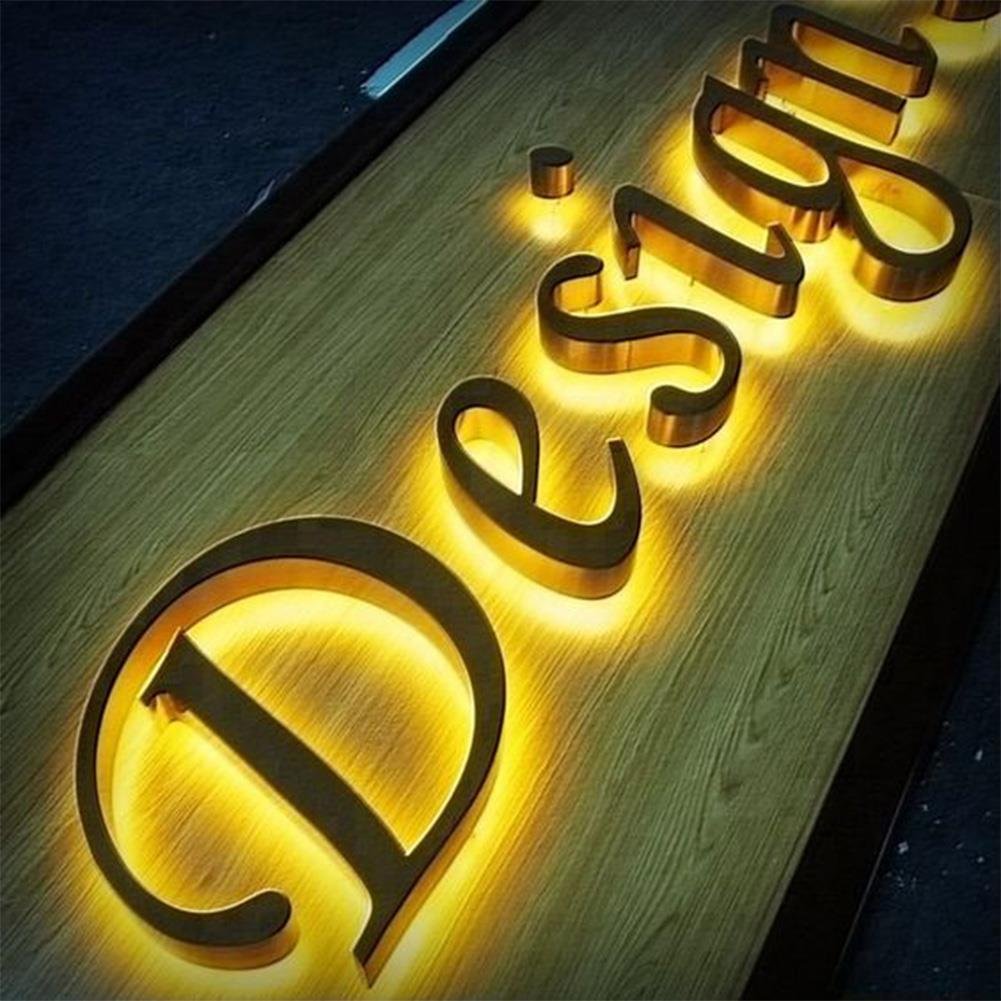 3d led logo light sign custom backlit letter shop store led sign board outdoor advertising led signs custom