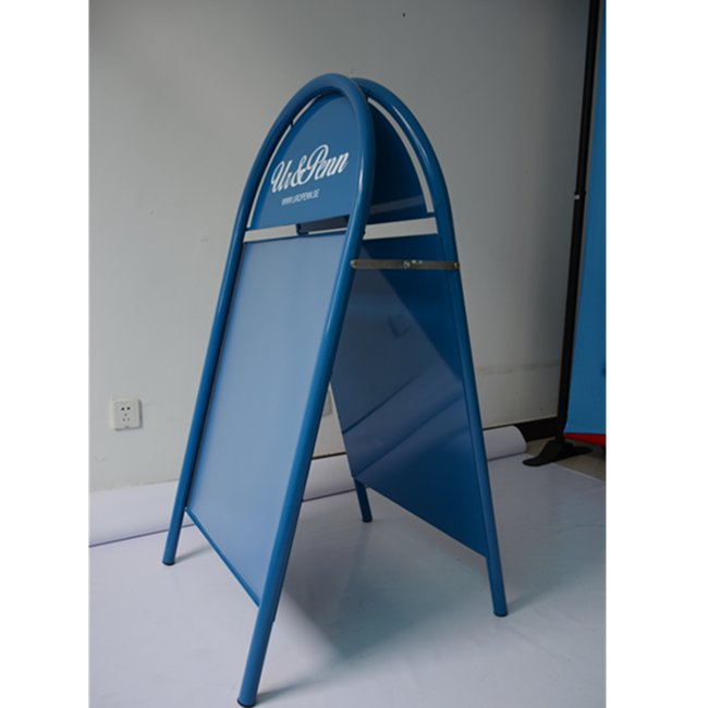 Poster Frame Advertising A Board Stacks Sign Double Sided Sidewalk Sandwich Board Stand Up Folding Poster Stand