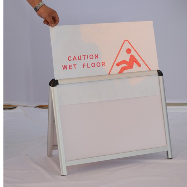 Poster Frame Advertising A Board Stacks Sign Double Sided Sidewalk Sandwich Board Stand Up Folding Poster Stand