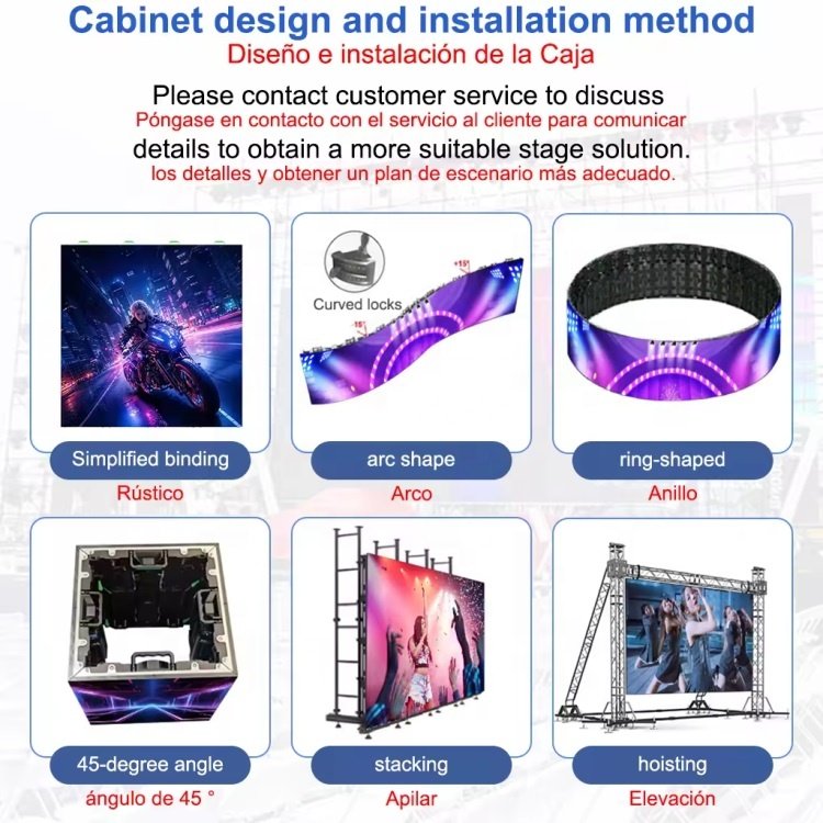 Tentech Waterproof Rental Module Digital Signage HD Video Wall Advertising Videotron Display Billboard Outdoor Screen Panel LED