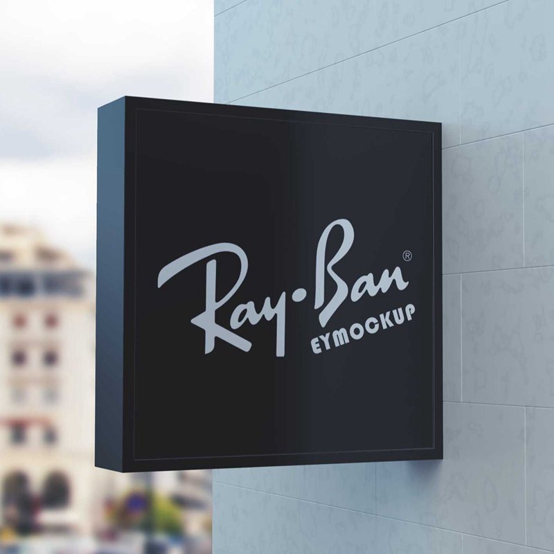 Outdoor Round Acrylic Light Box Sign Display Led Lightbox Wall Metal Frame Signage Signboard 3D letter Advertising Sign Board