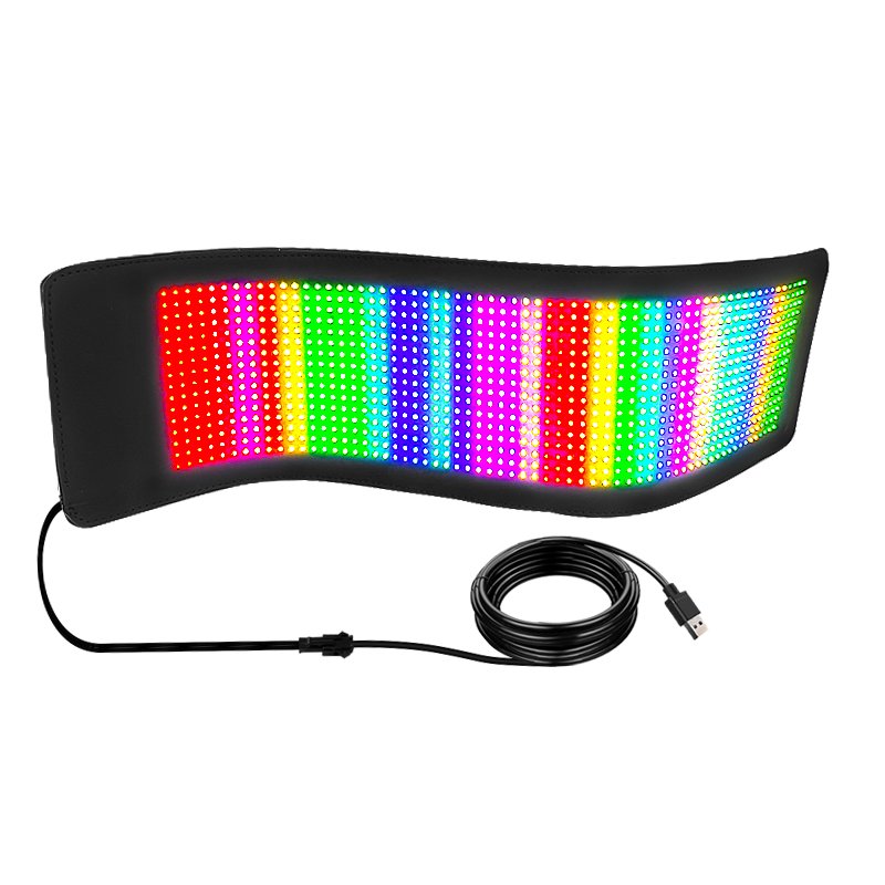 App Control Flexible LED Sign Board Programmable Messages Scrolling LED Sign Display for Cars Digital Display LED Matrix Panel